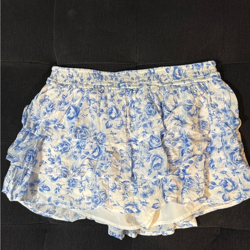 Hollister Blue Floral Women's Skorts